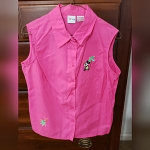 Women's Sleeveless Disney Minnie Mouse Top